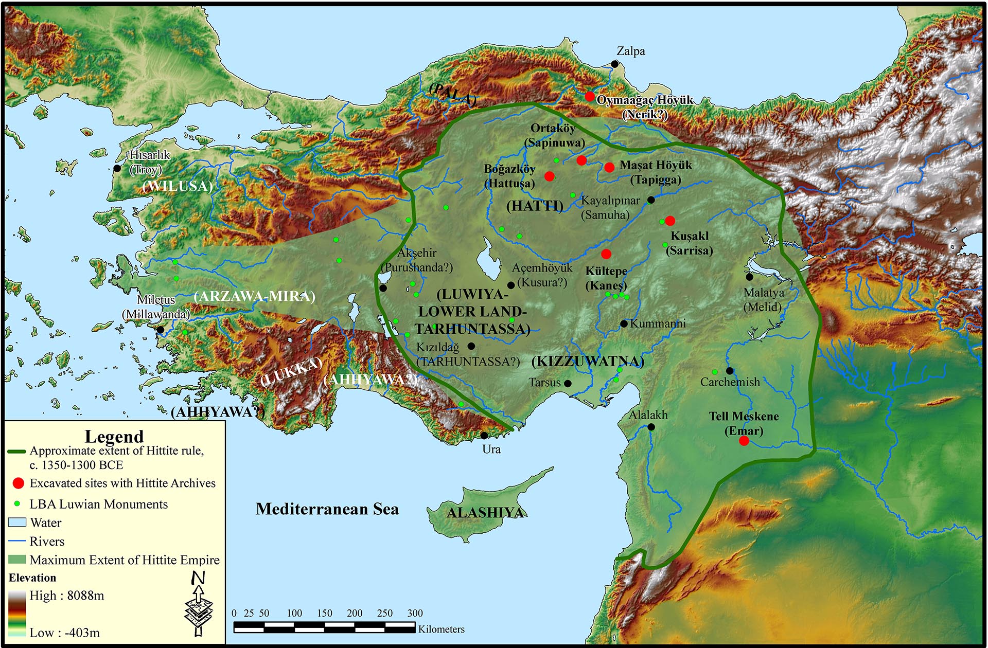Pid000514 Map 2011 09 Late Bronze Age Anatolia 