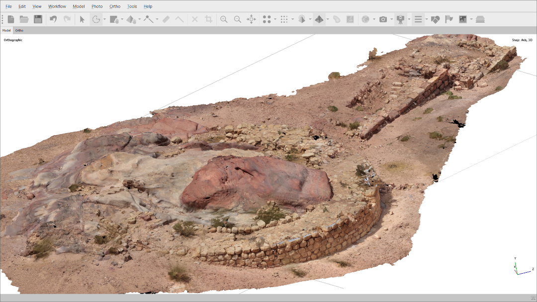 Figure 5 Photogrammetry capture of Conway’s Tower.