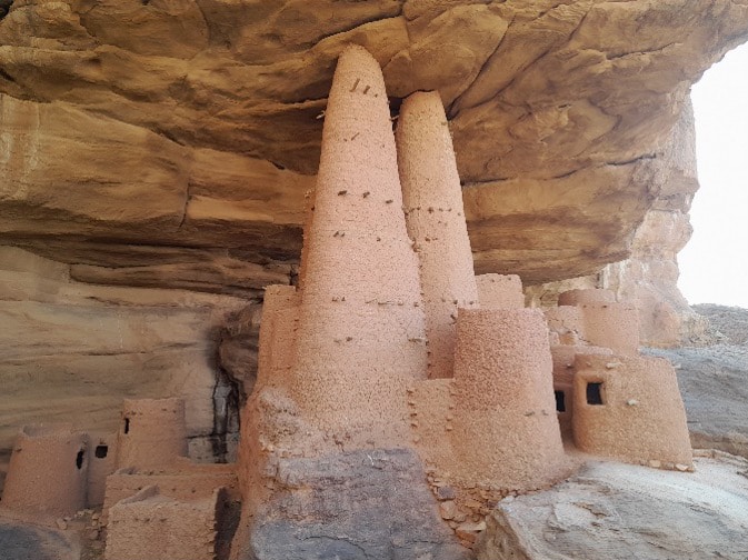 View of Youga Dogourou, with buildings renovated by ADI in collaboration with the local community; Photo Credit: ADI/ASOR