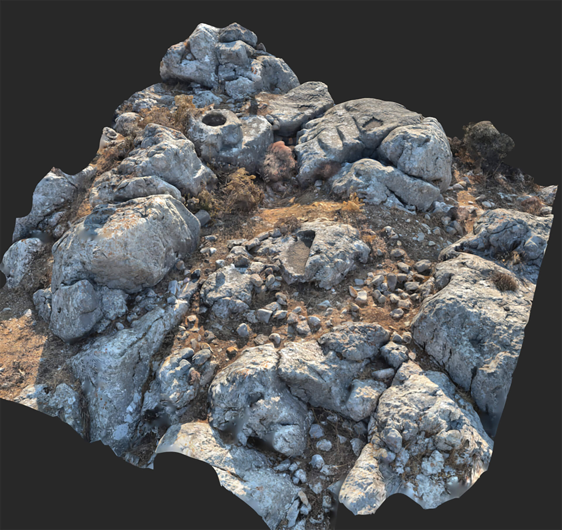 Fig. 6. Lidar scanning of Cybele Open Air Rock-Cut Sacred Space (PAP Archive)