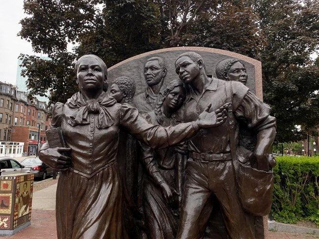 "Step on Board," Harriet Tubman Memorial. Credit: NPS Photo/McNabb